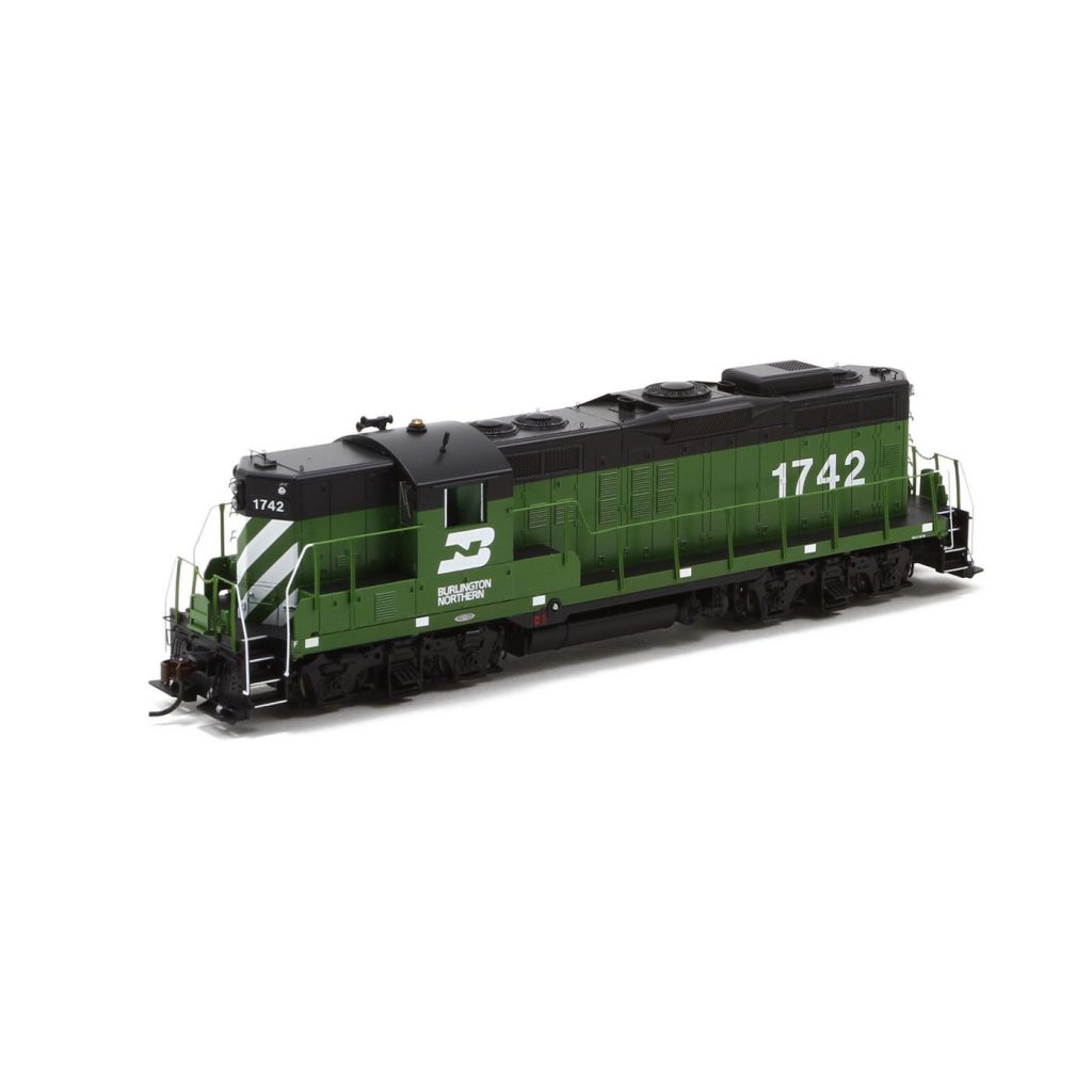 Athearn Genesis HO GP9 Burlington Northern W DCC Sound Spring