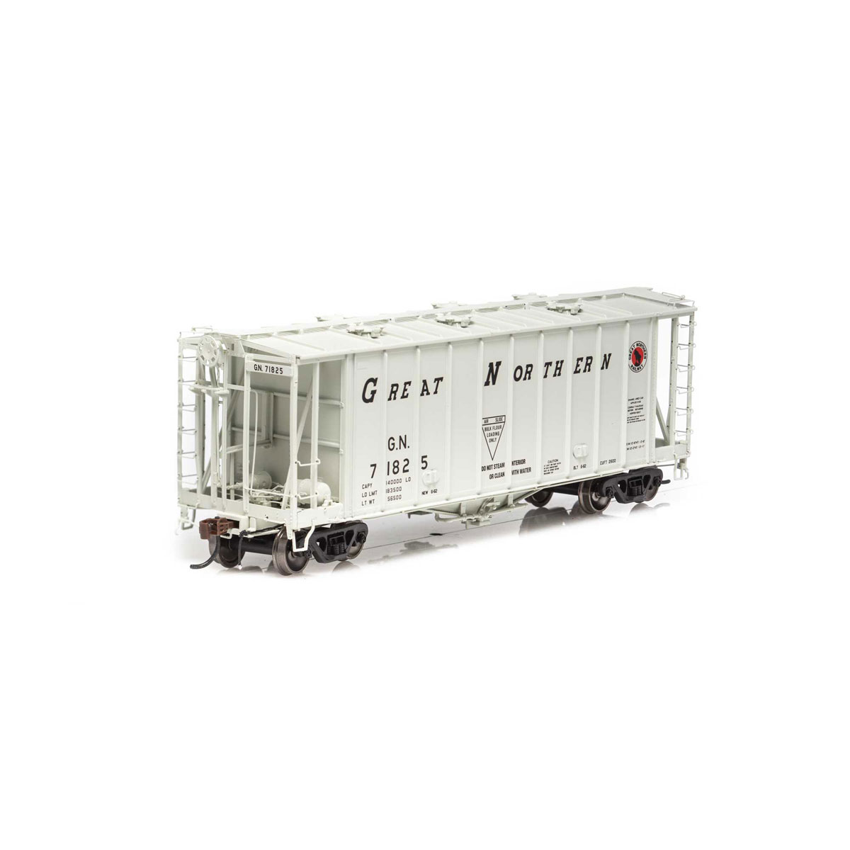 Athearn Genesis Ho Gatc Airslide Covered Hopper Great Northern