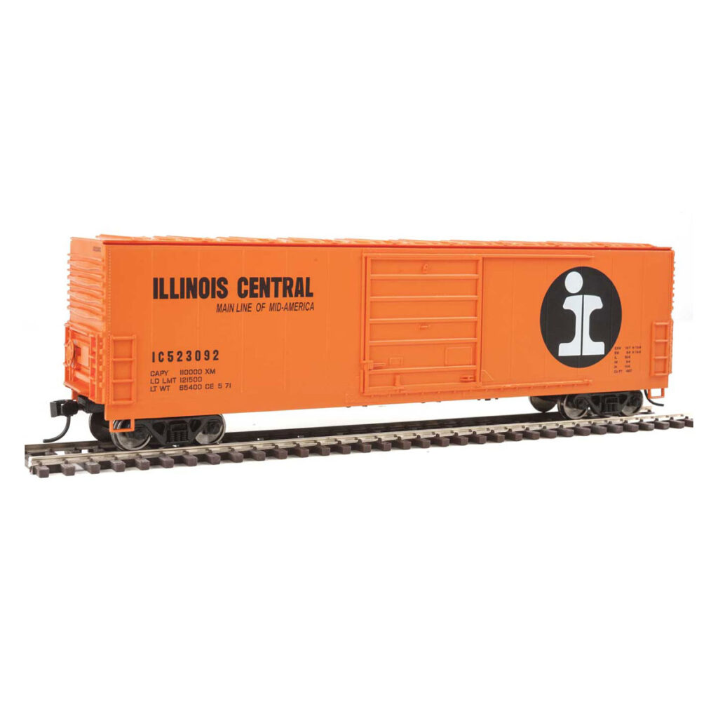 Walthers Mainline Ho Evans Smooth Side Box Car Illinois Central