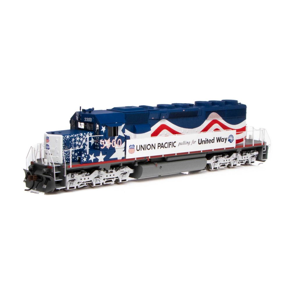 Athearn HO SD40-2 Union Pacific "United Way" W/ DCC & Sound - Spring ...