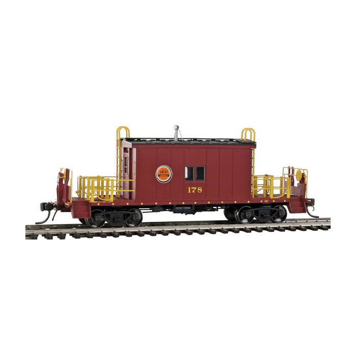 Bluford Shops HO Transfer Caboose w/ Roof Walk Chicago Great Western ...