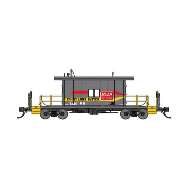 Bluford Shops HO Transfer Caboose Long Roof Family Lines "L&N"