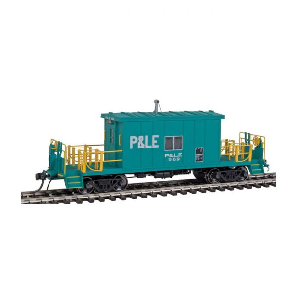 Bluford Shops HO Transfer Caboose Short Roof Pittsburgh & Lake Erie