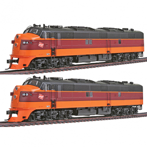 Walthers Proto 2000 HO E7A-A Set Milwaukee Road W/ DCC & Sound - Spring ...