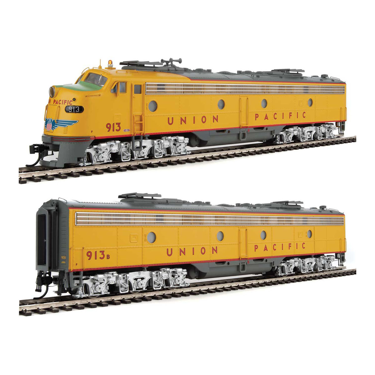 union pacific model train set