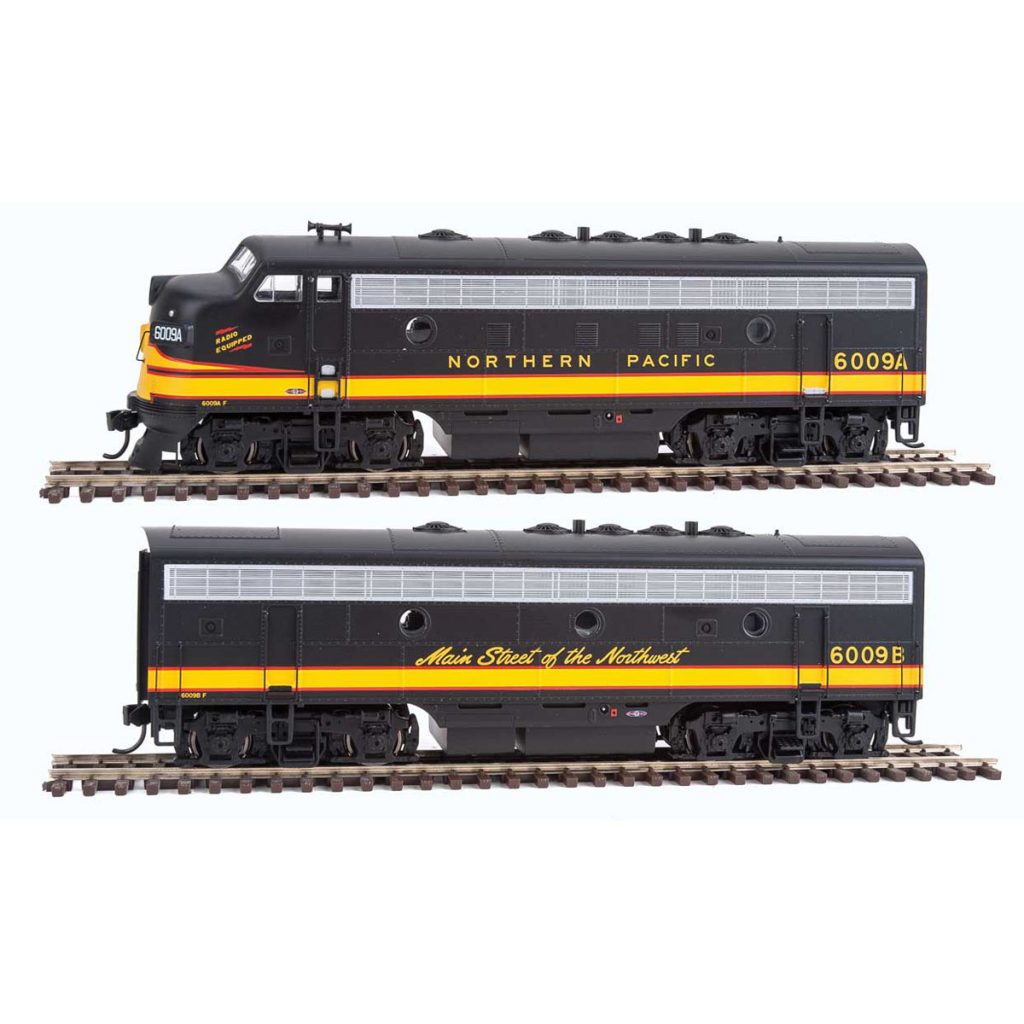 Walthers Mainline HO F7A-B Set Northern Pacific W/ DCC & Sound - Spring ...