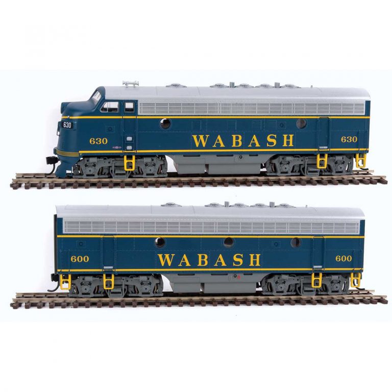 Walthers Mainline HO F7A-B Set Wabash W/ DCC & Sound - Spring Creek ...