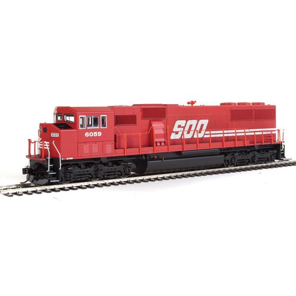 Walthers Mainline HO SD60M 3 Window Soo Line "Red"