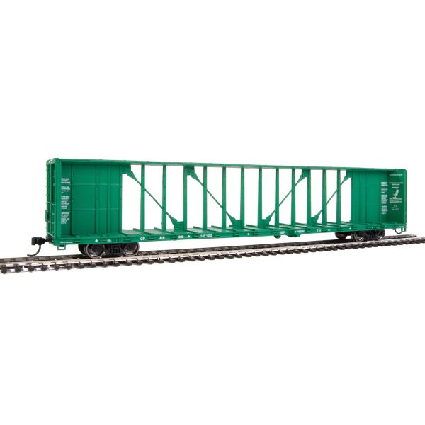 Walthers Mainline HO 72' Centerbeam Standard Canadian Pacific "Green"