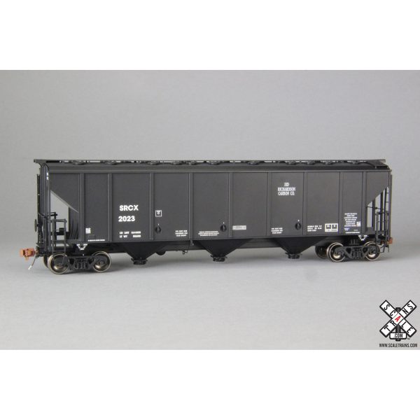 Scale Trains HO Rivet Counter Thrall 4727 Carbon Black Covered Hopper Sid Richardson "Name on Side, SRCX"