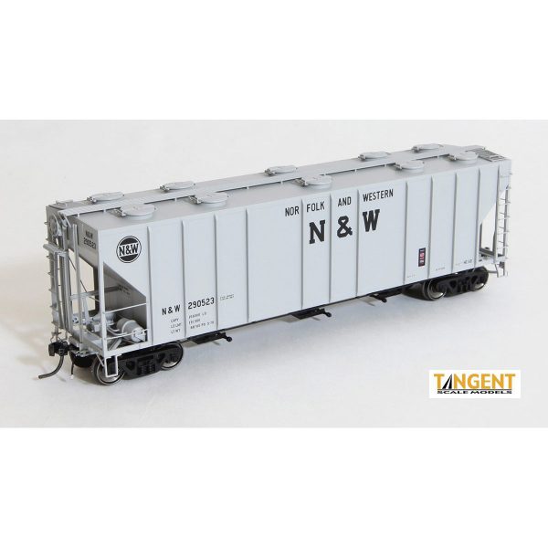 Tangent HO PS-2CD 4000 Covered Hopper Norfolk Western