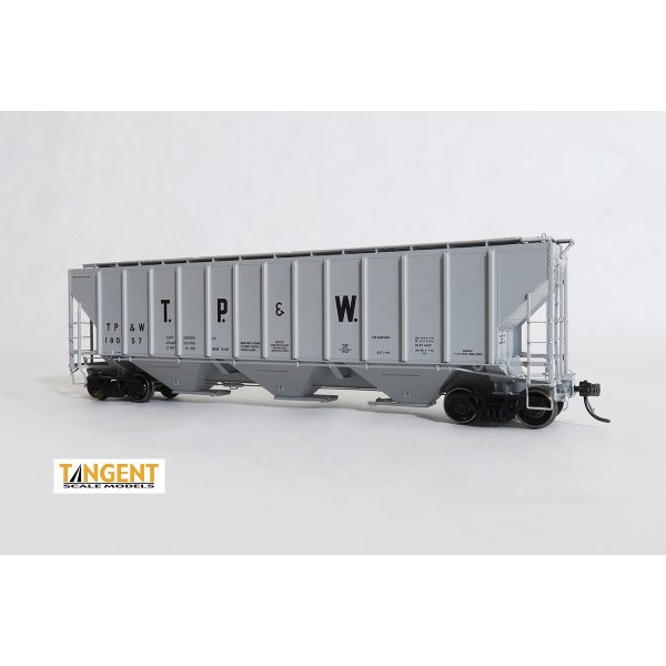 Tangent HO PS-2 4427 "High Side" Covered Hopper Toledo, Peoria & Western