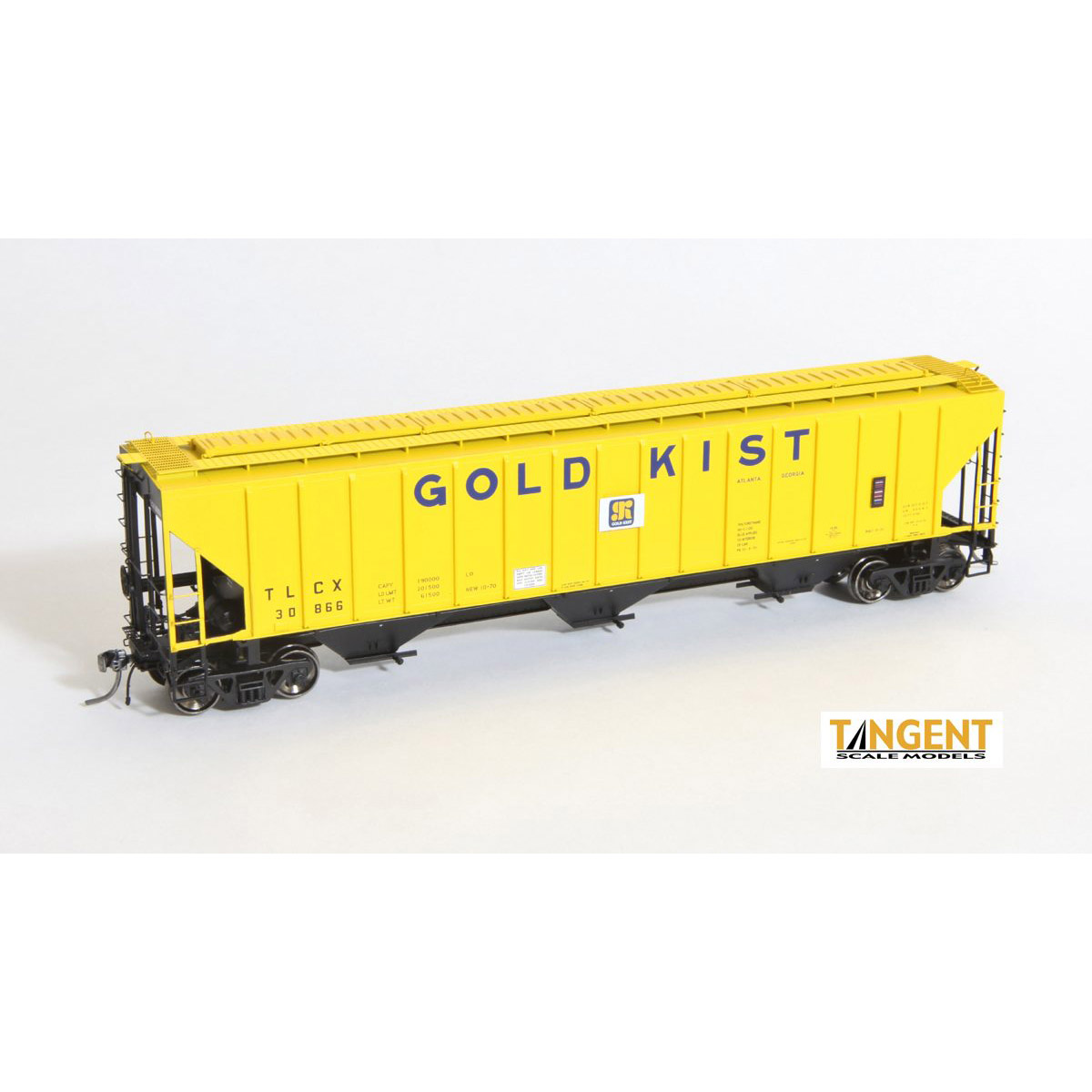 Tangent HO PS-2CD 4740 Covered Hopper Gold Kist Atlanta, GA 