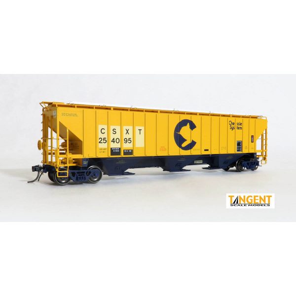 Tangent HO PS-2CD 4750 Covered Hopper CSX "ex Chessie"