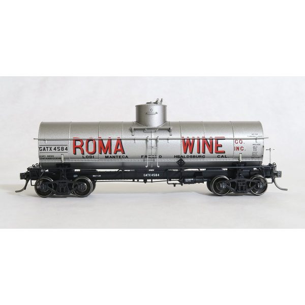 Tangent HO GA 8,000 Gal. Insulated Tank Car, 1917-Design Roma Wine "GATX"