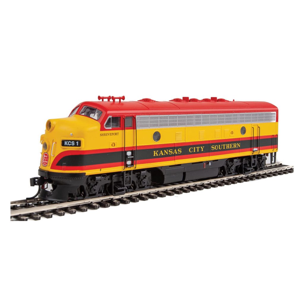 Walthers Mainline HO F7A Kansas City Southern "Southern Belle" W/ DCC ...