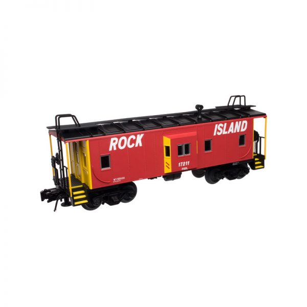 Atlas Trainman O Scale 2 Rail Bay Window Caboose Rock Island