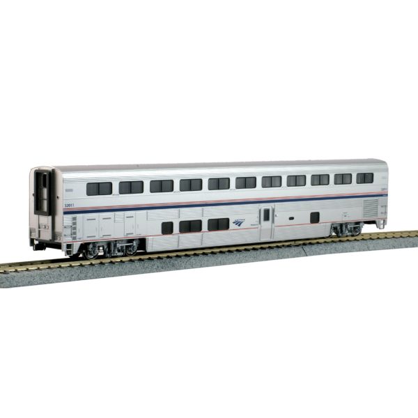 Kato HO Superliner Sleeper Amtrak “Phase VI” w/ Lighting