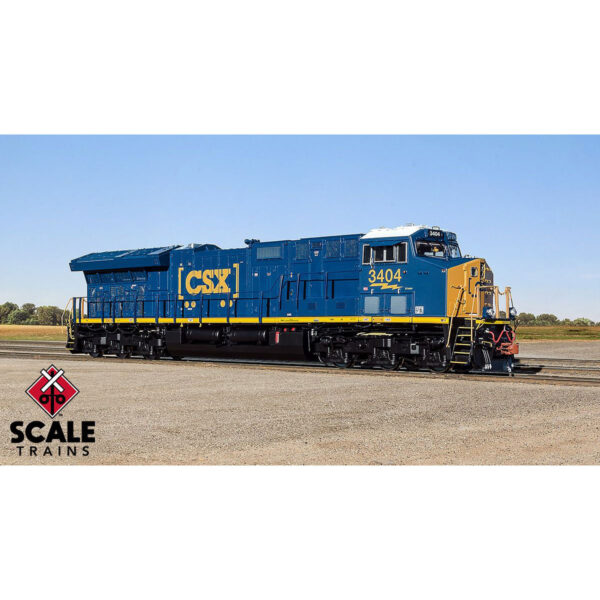 Scale Trains HO Rivet Counter Tier 4 ET44AH CSX "Boxcar" w/ DCC & Sound