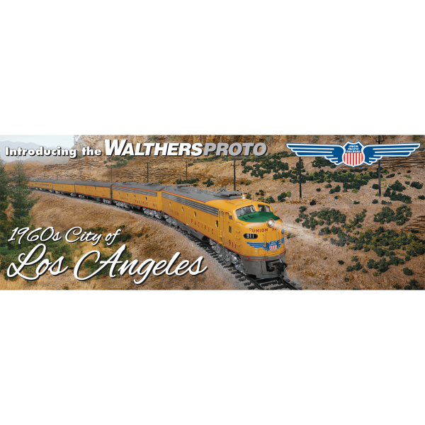 Walthers HO Proto Deluxe Edition #2 Union Pacific "City of Los Angeles" 10-Car Set w/ Lights & Figures