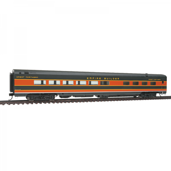 Walthers HO Proto Great Northern "Empire Builder" 9-Car Set w/ Lights - Image 8