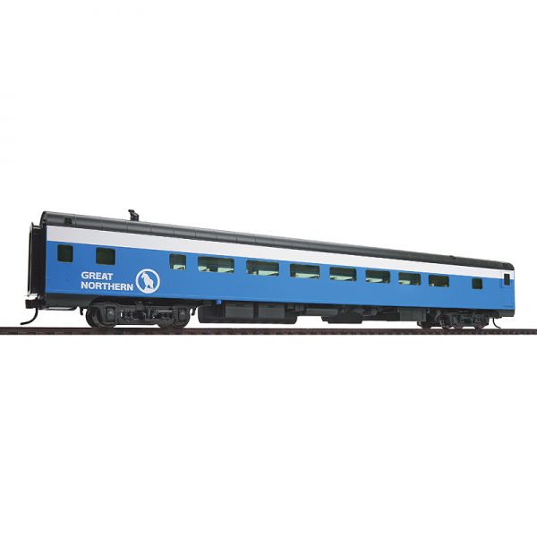 Walthers Proto HO 85' ACF 60-Seat Coach Great Northern "Big Sky Blue" w/ Lights