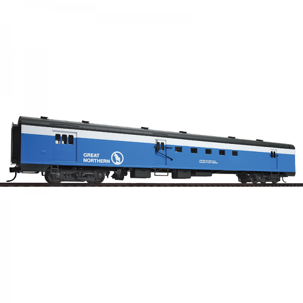 Walthers HO Proto Great Northern "Empire Builder Big Sky Blue" 9-Car Set w/ Lights - Image 2