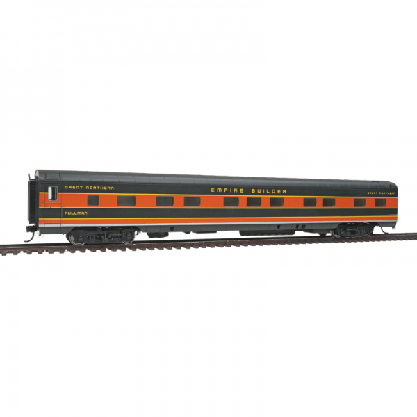 Walthers HO Proto Great Northern "Empire Builder" 9-Car Set w/ Lights - Image 7