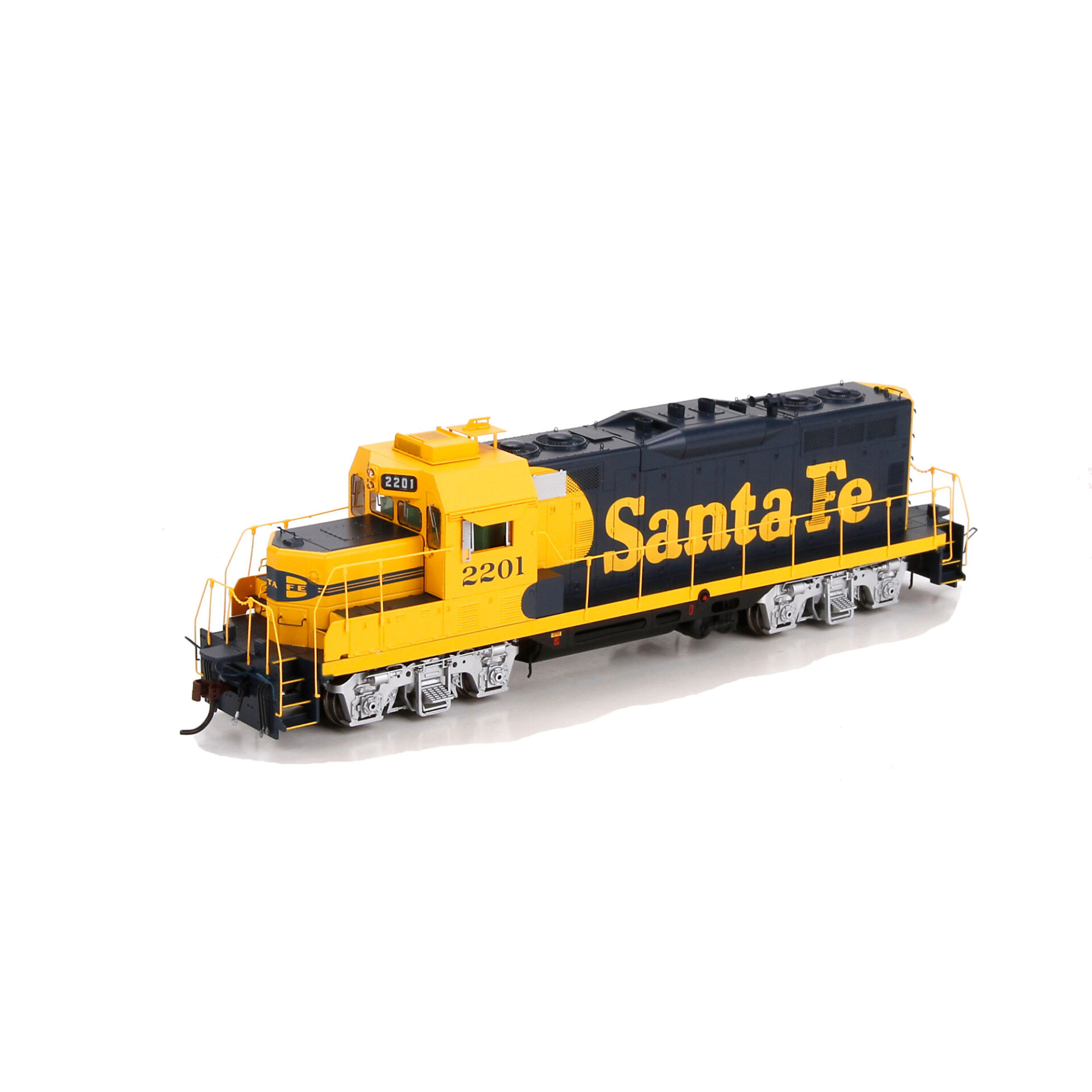 USED - Athearn Genesis HO GP7u Santa Fe #2222 - Spring Creek Model