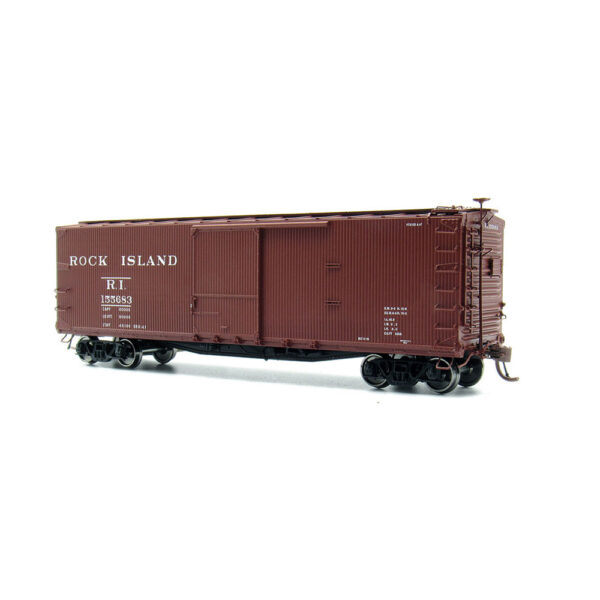 Rapido HO 40' USRA Double-Sheathed Wood Box Car Rock Island