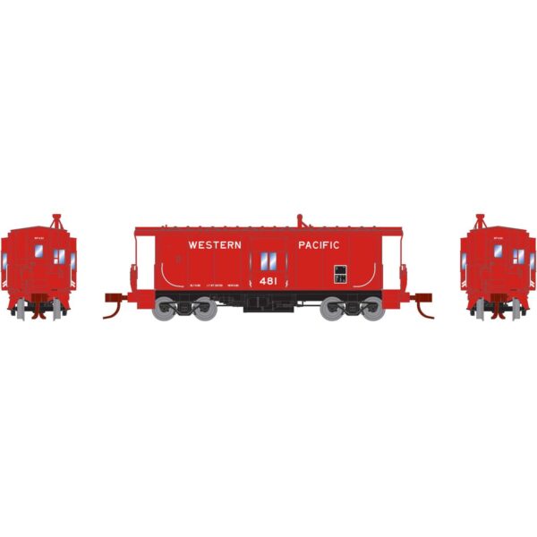 Athearn N Bay Window Caboose Western Pacific