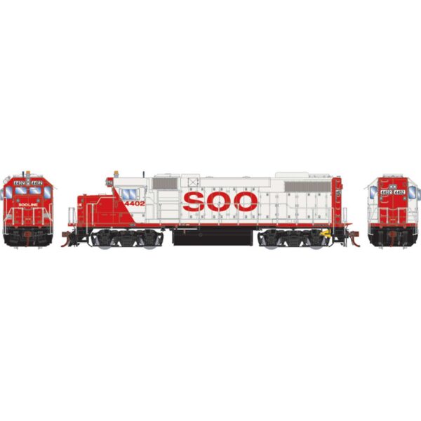 Athearn Genesis HO GP38-2 Soo Line "Red Soo"