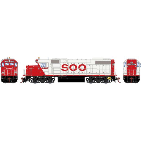 Athearn Genesis HO GP38-2 Soo Line "Red Soo" - Image 3