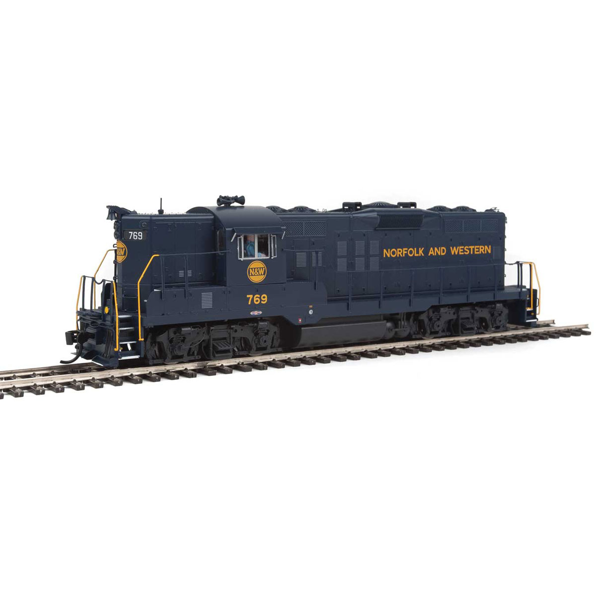 Walthers Proto HO GP9 Phase II Norfolk & Western "Pevler Blue" - Spring ...