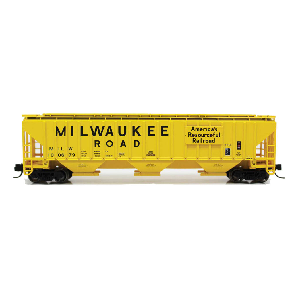 Fox Valley Models N PS 4750 3-Bay Covered Hopper Milwaukee Road ...