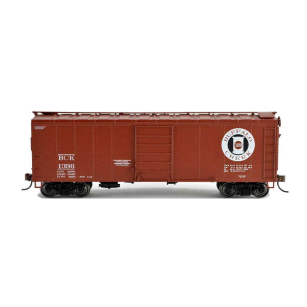 Bowser HO 40' Single Door Box Car Buffalo Creek