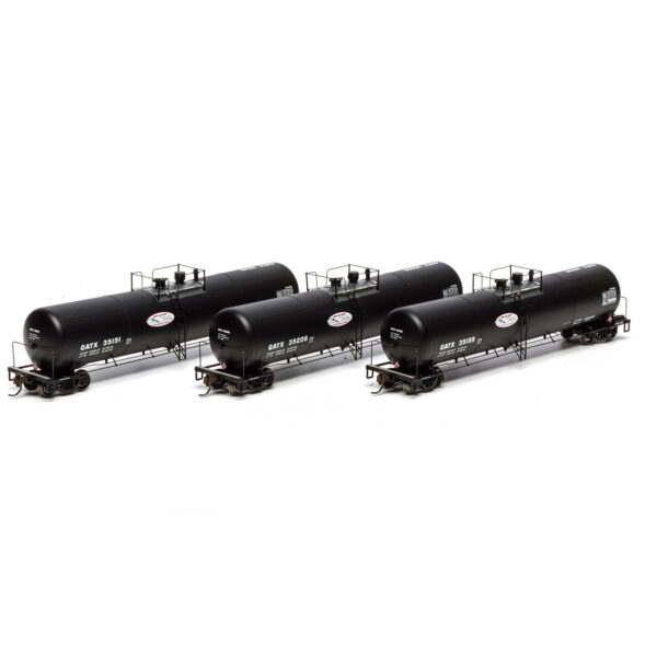 Athearn HO 30,000 Gallon Tank Car Reeve Agri Energy "GATX" 3 Pack