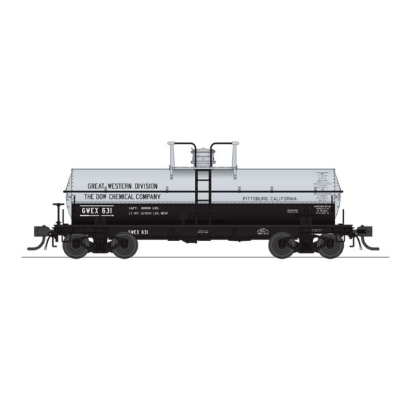 Broadway Limited HO 6,000 Gallon Tank Car Dow Chemical