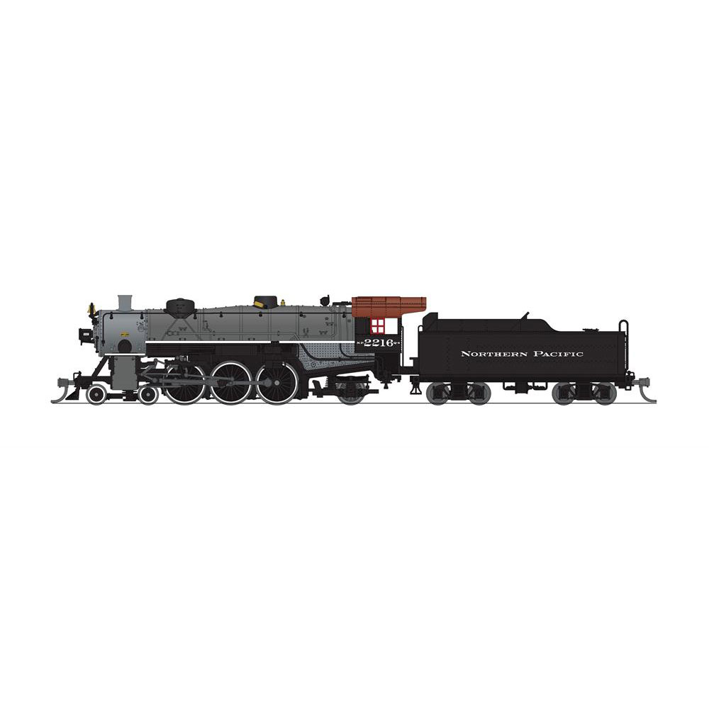 Broadway Limited N Paragon4 4-6-2 Light Pacific Northern Pacific Gray  Boiler w/ DCC & Sound - Spring Creek Model Trains