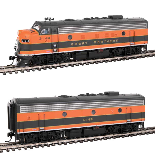 Walthers Proto HO F7A-B Great Northern - Spring Creek Model Trains