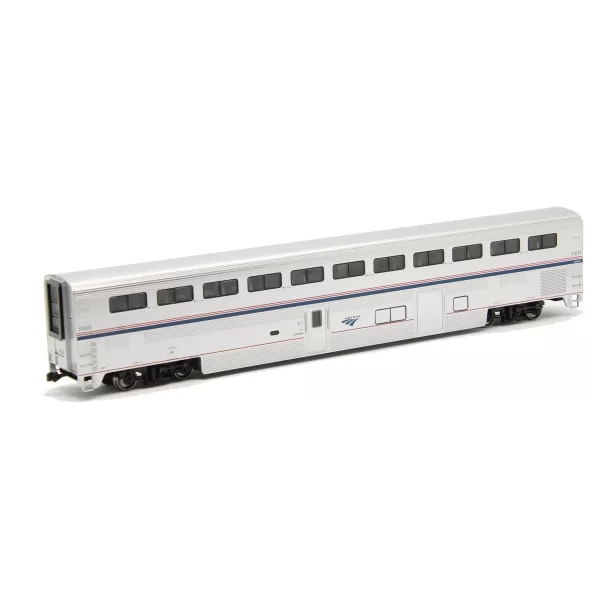 Kato HO Superliner Coach-Baggage Amtrak "Phase VI" w/ Lights