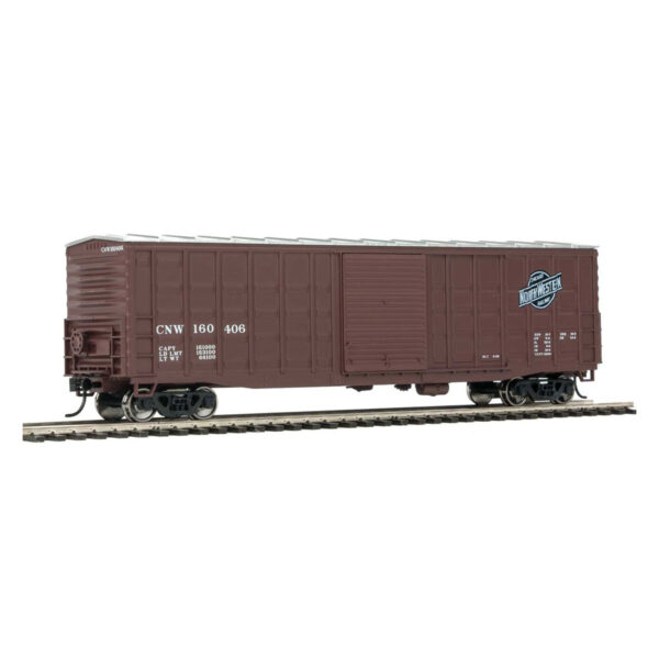 Walthers Mainline HO 50' Waffle Side Box Car Chicago Northwestern