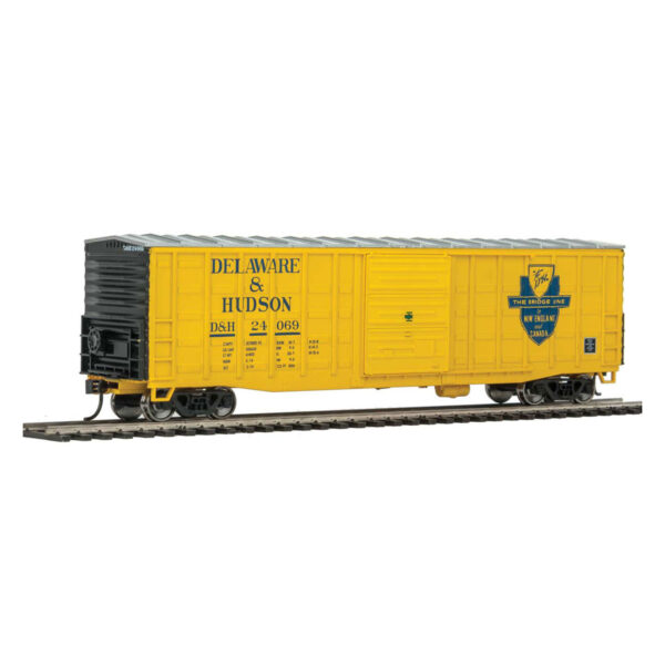 Walthers Mainline HO 50' Waffle Side Box Car Delaware & Hudson