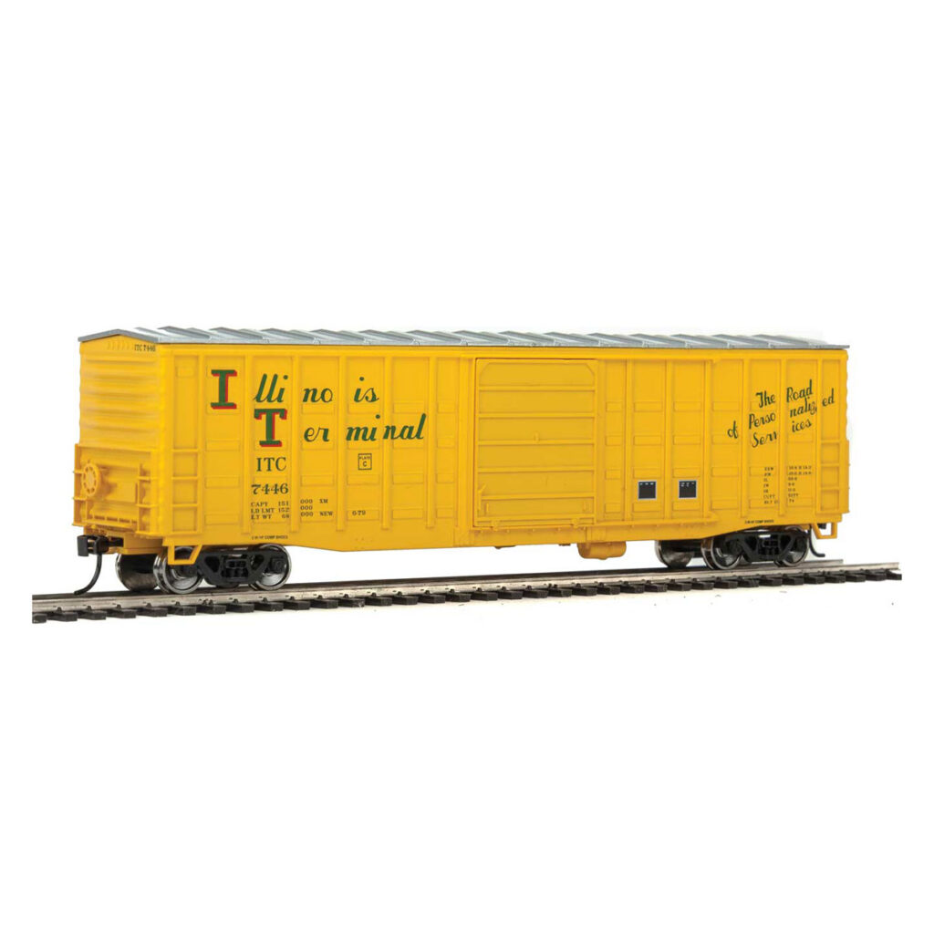 Walthers Mainline HO 50' Waffle Side Box Car Illinois Terminal - Spring ...