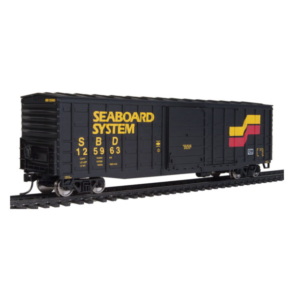 Walthers Mainline HO 50' Waffle Side Box Car Seaboard