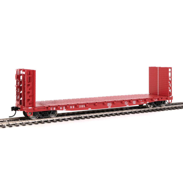 Walthers Mainline HO 53' GSC Bulkhead Flat Car Chicago Burlington & Quincy