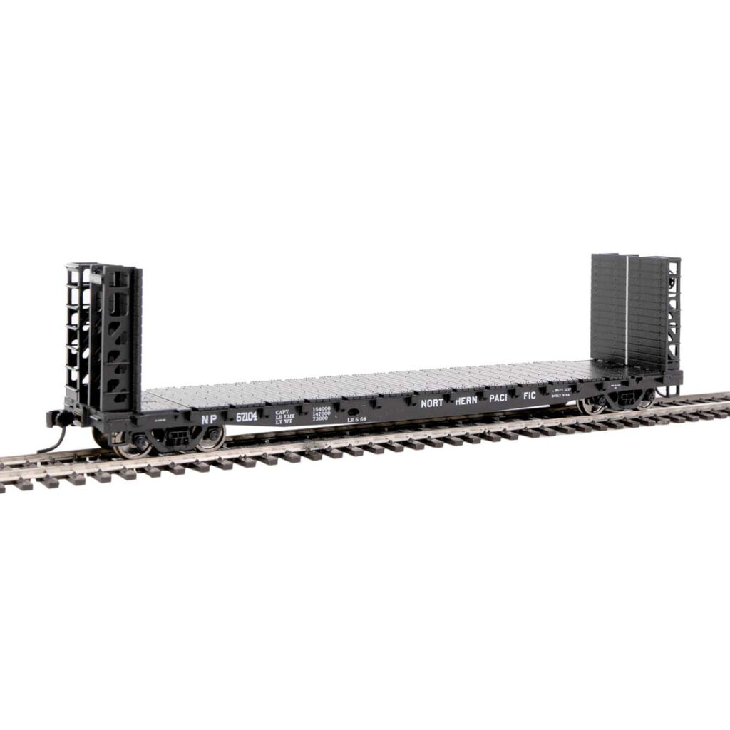 Walthers Mainline HO 53' GSC Bulkhead Flat Car Northern Pacific ...