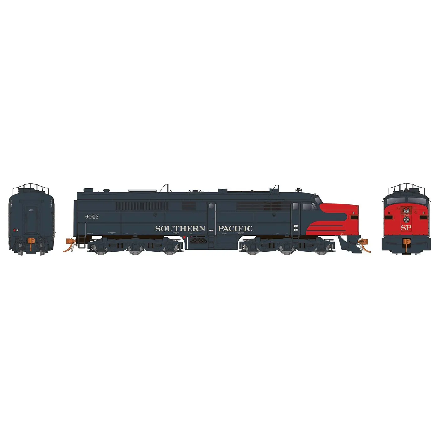 Rapido 23543, HO Scale ALCo PA-2 PB-2 Set, ESU LokSound 5