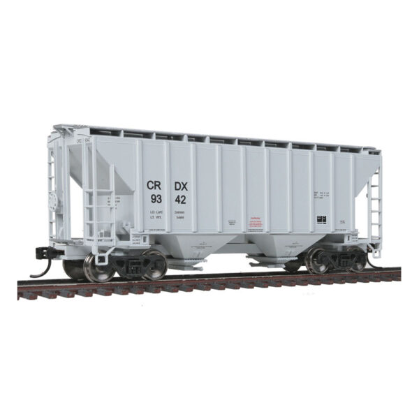 Walthers Mainline HO 37' Trinity 2980 Covered Hopper Consolidated Rendering "CDRX"