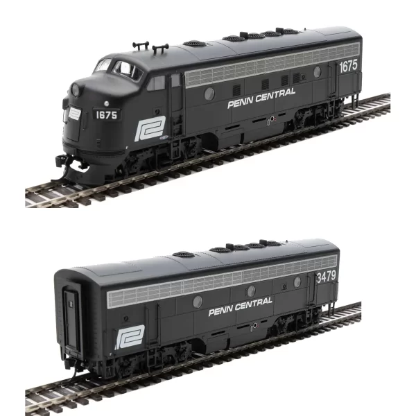 Walthers Mainline HO F7A-B Penn Central w/ DCC & Sound - Image 2